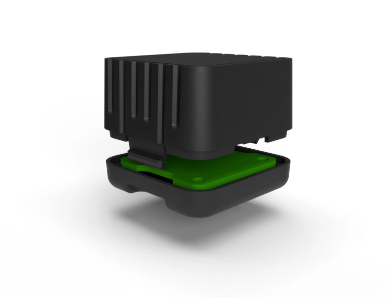 P3A-151510 Black enclosure open