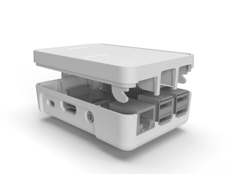 P1A-382612 plastic raspberry enclosure down